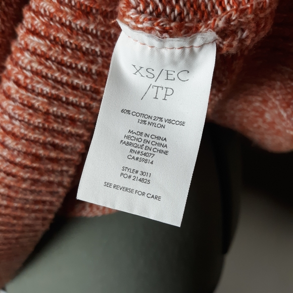 CAbi cowl knit oversized sweater - Picture 3 of 6